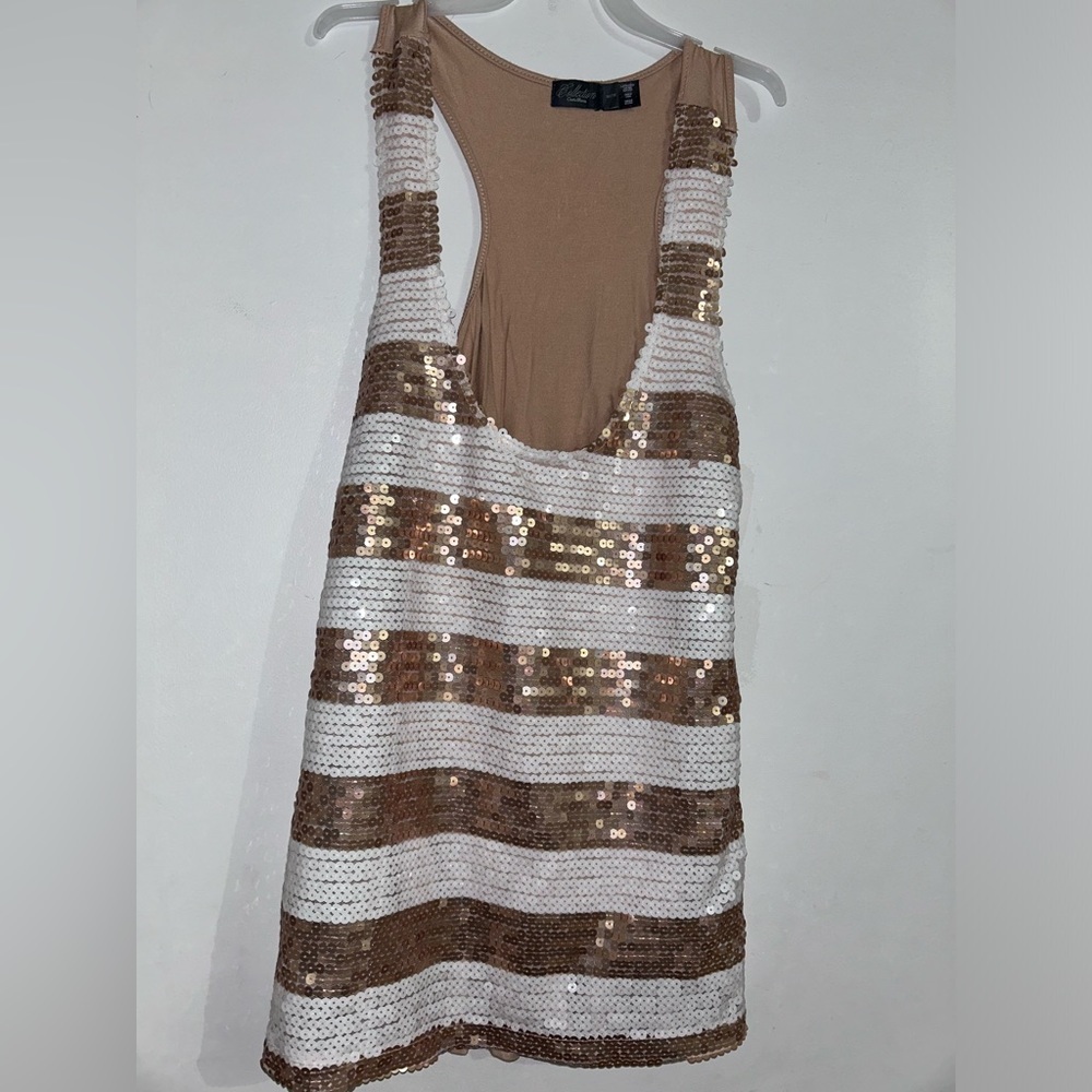 Brand new no tags Costa Blanca Sequin Tank